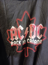 Load image into Gallery viewer, AC / DC Back in Canada - 2008 Toronto Ontario Black Ice Tour T-Shirt Adult XL
