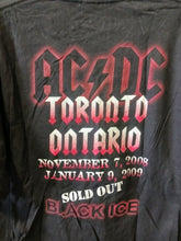 Load image into Gallery viewer, AC / DC Back in Canada - 2008 Toronto Ontario Black Ice Tour T-Shirt Adult XL
