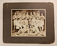 Load image into Gallery viewer, CIRCA-1900 &quot;Lincolns&quot; Lacrosse Team Cabinet Photo
