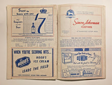 Load image into Gallery viewer, 1950 Boston Red Sox Program Score Card, No Line Up Page (Incomplete) Baseball
