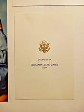 Load image into Gallery viewer, Senator Jake Garn Astronaut Signed 8&quot;x10&quot; Photo and 3&quot;x5&quot; Card
