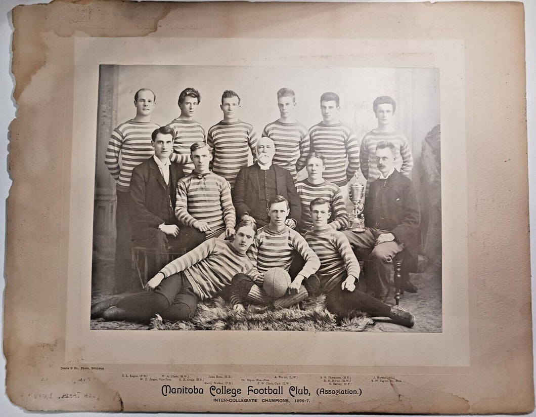 1896-97 Manitoba College Football Club Cabinet Team Photo