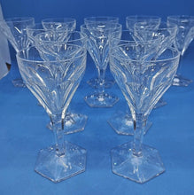 Load image into Gallery viewer, Set of 12 Glasses - Val Saint Lambert - Legagneux (2&quot; Diameter x 4 1/2&quot; Tall)
