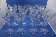 Load image into Gallery viewer, Set of 12 Wine Glasses - Val Saint Lambert - Legagneux (3&quot; Diameter x 6&quot; Tall)
