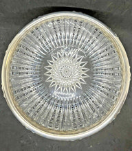 Load image into Gallery viewer, Sterling Rim Cut Crystal Bowl 9 in x 4 in
