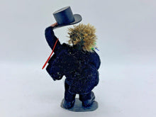 Load image into Gallery viewer, Vintage Steiff Peter Hedgehog Magician w/ Flowers &amp; Top-Hat 3.5in Figurine RARE
