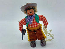 Load image into Gallery viewer, Vintage Steiff Peter Hedgehog Cowboy w/ Pistol &amp; Lasso 3.5in Figurine RARE
