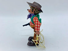 Load image into Gallery viewer, Vintage Steiff Peter Hedgehog Cowboy w/ Pistol &amp; Lasso 3.5in Figurine RARE
