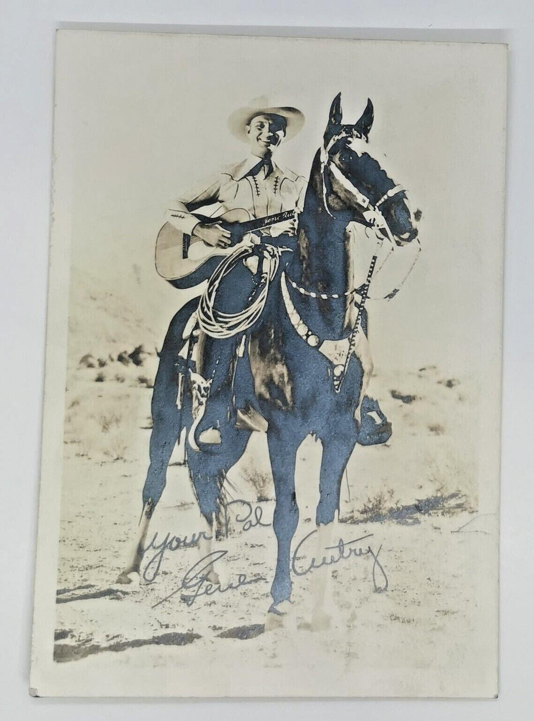 Gene Autry 1940's Portrait Print (Printed Signature)