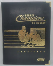 Load image into Gallery viewer, 1993 93-94 Kraft Hockey Champions complete set in album w/Gretzky, Lemieux, Roy
