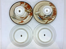 Load image into Gallery viewer, Set of 4 - Vintage Japanese Bone China, Cups &amp; Saucers
