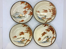 Load image into Gallery viewer, Set of 4 - Vintage Japanese Bone China, Cups &amp; Saucers
