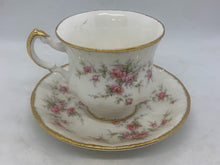 Load image into Gallery viewer, Paragon - Victoria Rose Patterned Cup &amp; Saucer
