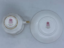 Load image into Gallery viewer, Paragon - Victoria Rose Patterned Cup &amp; Saucer
