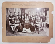 Load image into Gallery viewer, 1895 Sherbrooke Jr Lacrosse Team Championship Cabinet Photo 20&quot; x 16&quot;
