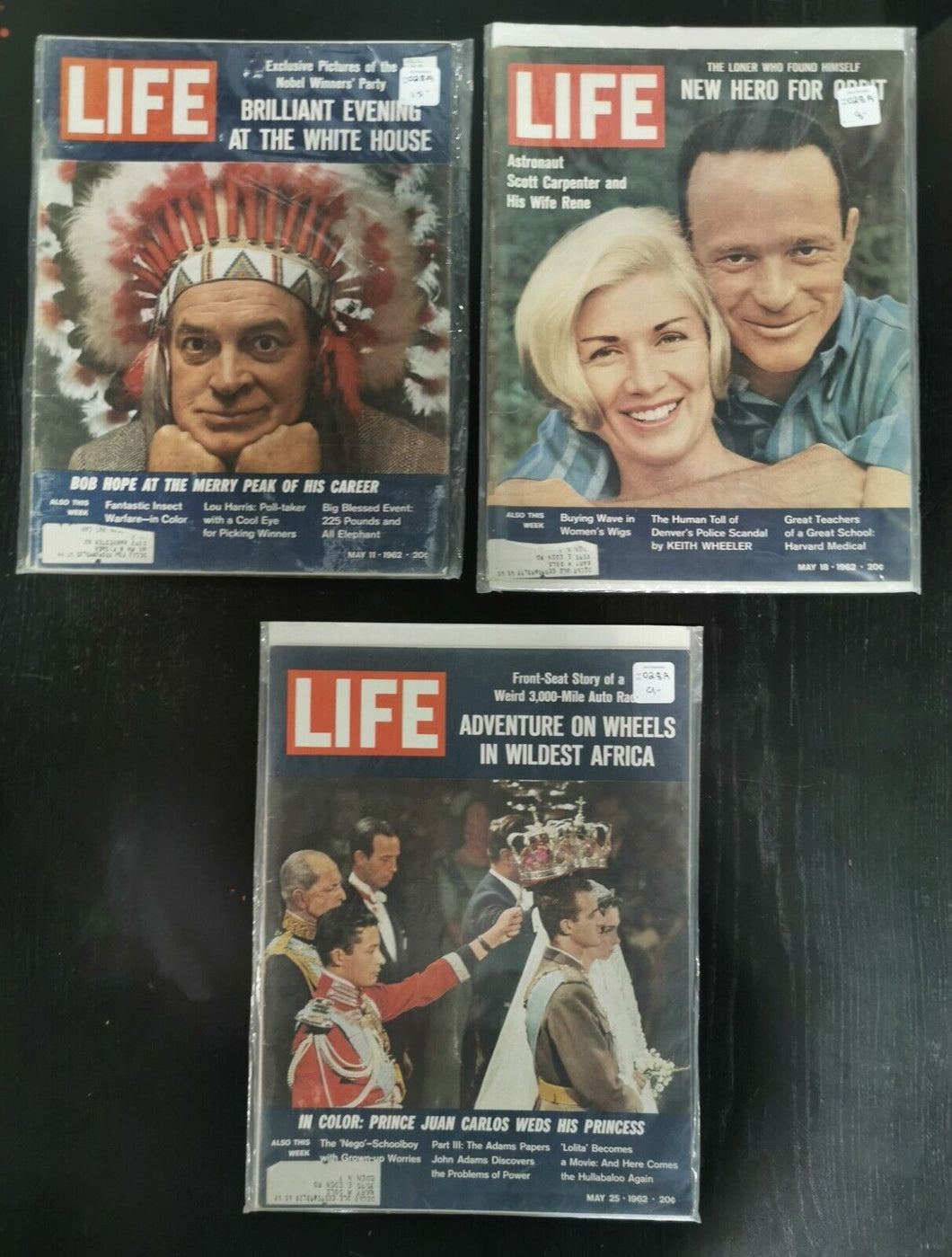 Life Magazines Lot Issued 1962 May 11, May 18, May 25