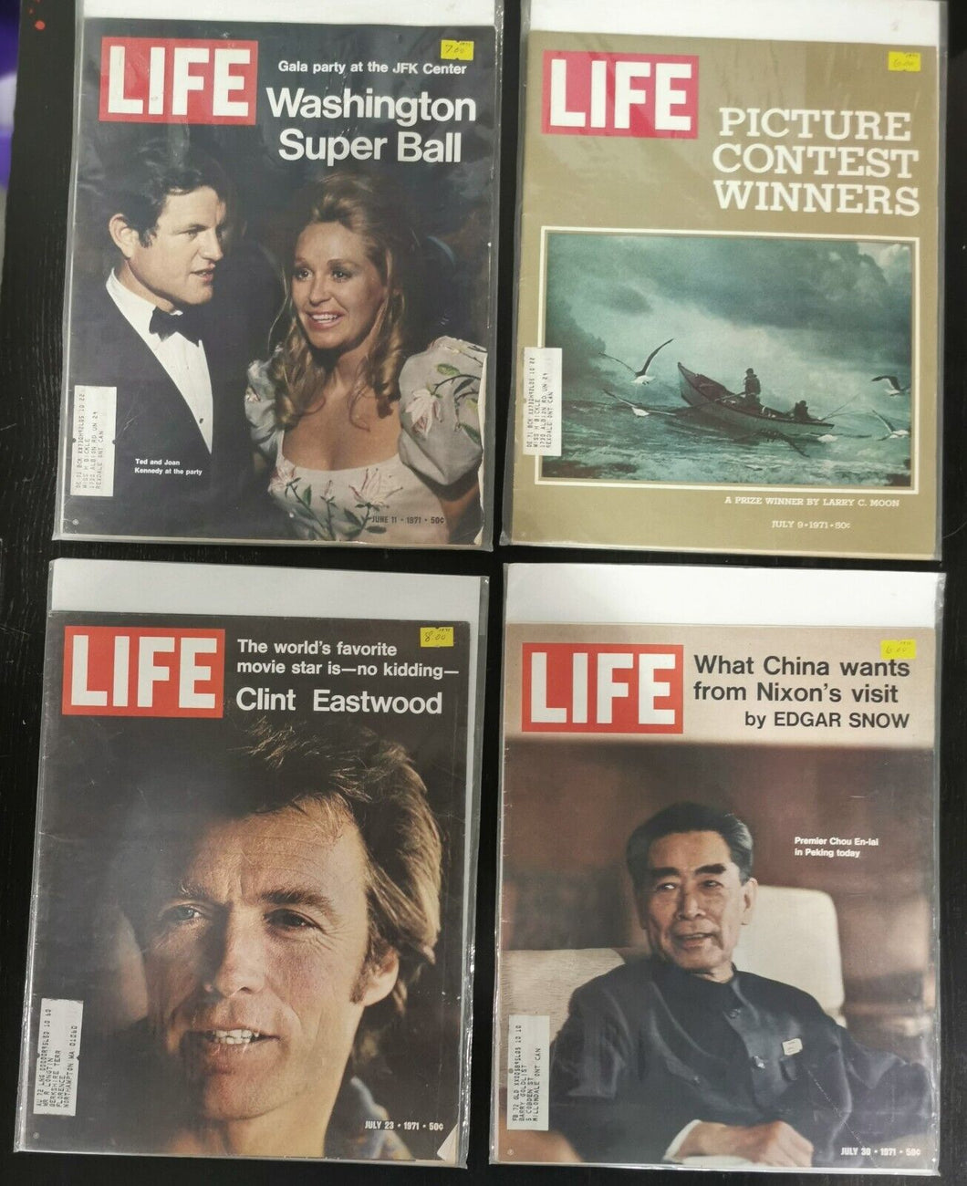 Life Magazines Lot Issued 1971 June 11, July 9, July 23, July 30