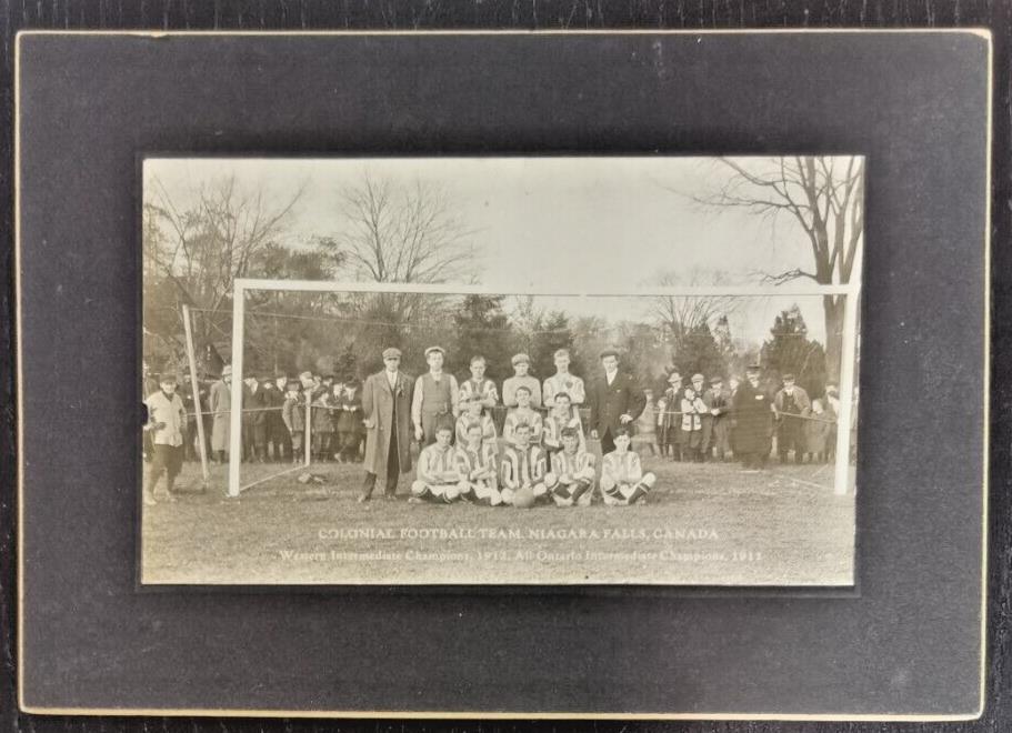 1912 Colonial Football Team Niagara Falls Ontario Real Photo