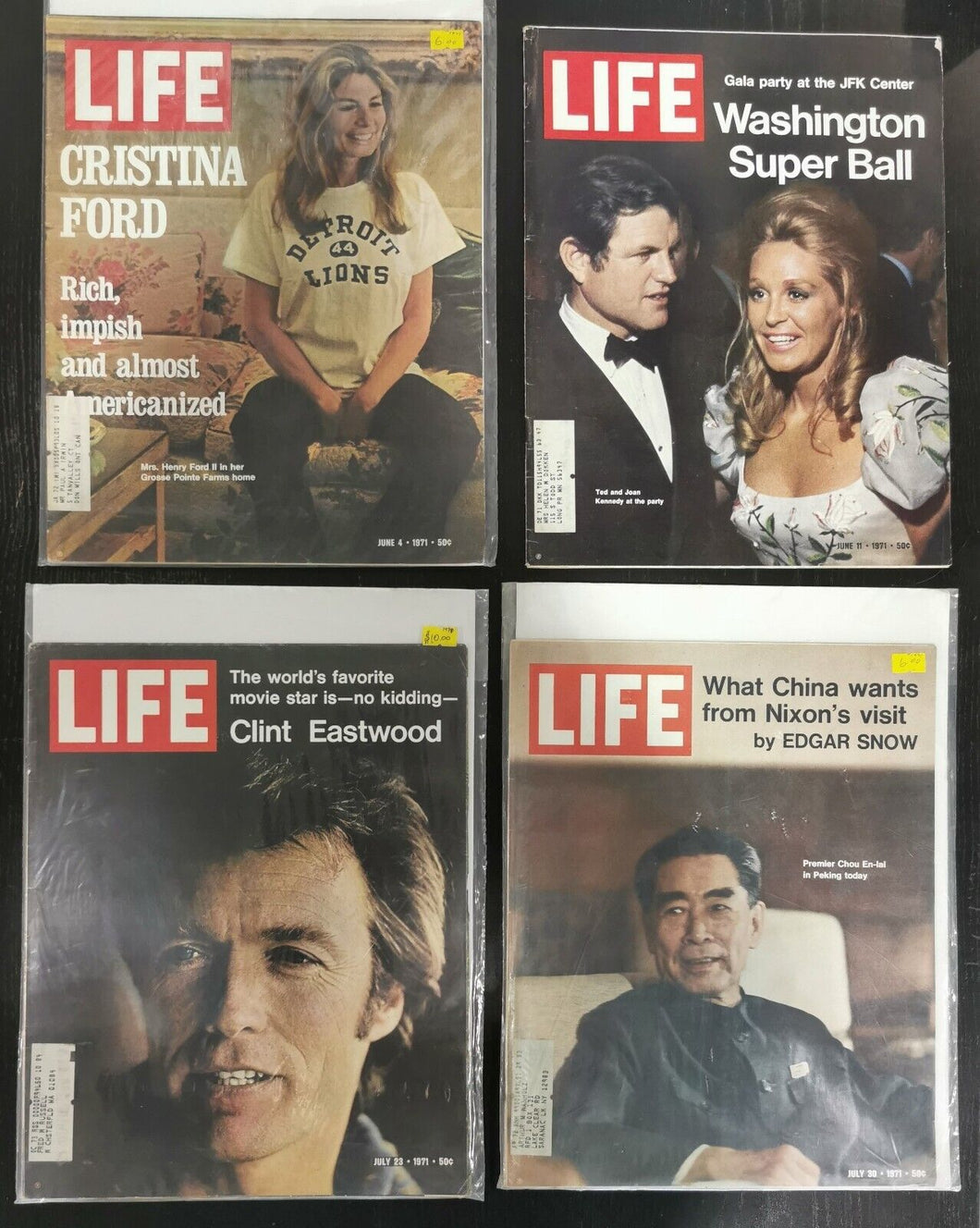 Life Magazines Lot Issued 1971 June 4, June 11, July 23, July 30