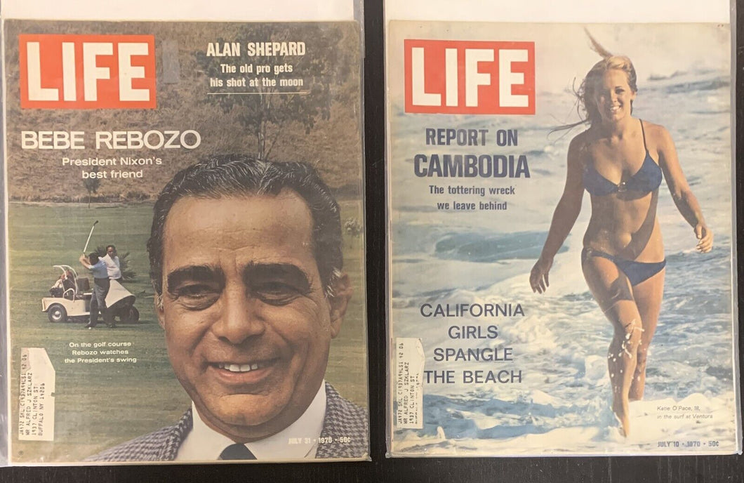 Life Magazine Issued 1970 July 10, July 31