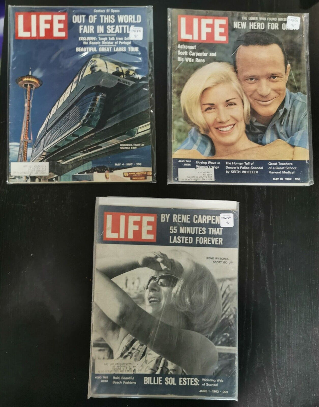 Life Magazines Lot Issued 1962 May 4, May 18, June 1