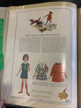 Load image into Gallery viewer, Lot of 7 - 1964 &amp; 1965 Betsy McCall Paper Doll Uncut Magazines
