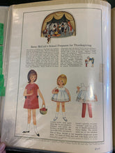 Load image into Gallery viewer, Lot of 7 - 1964 &amp; 1965 Betsy McCall Paper Doll Uncut Magazines
