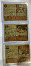 Load image into Gallery viewer, 2011 Topps Heritage 50th Anniversary 1962 Buybacks Houston Colts Lot (3 Cards)
