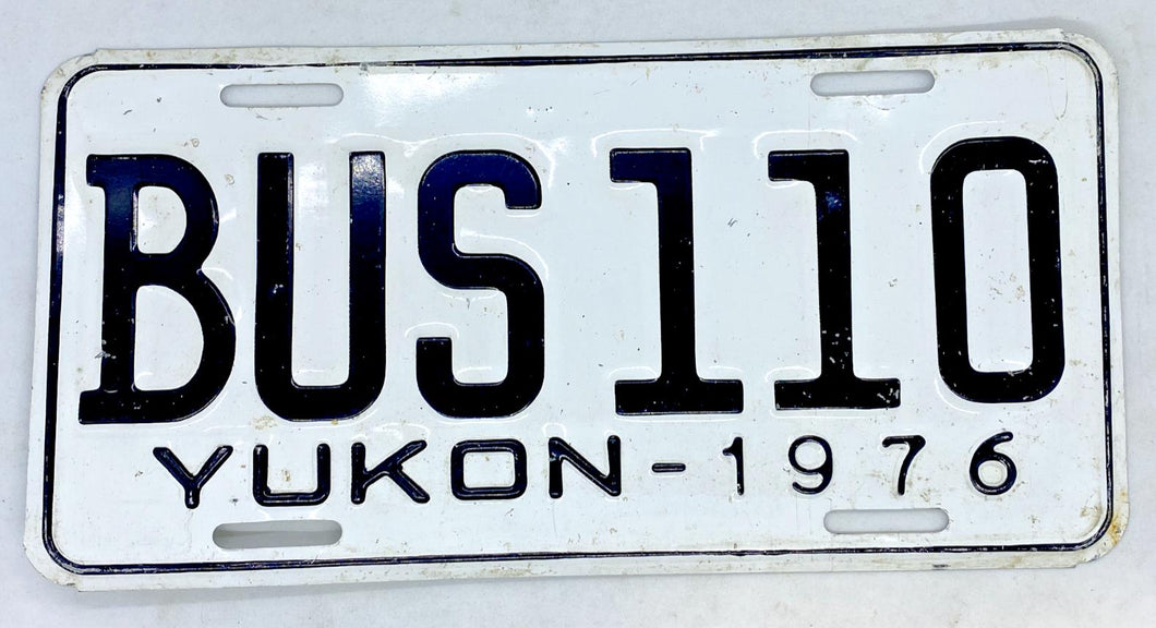 1976 Yukon license plate vintage collectible