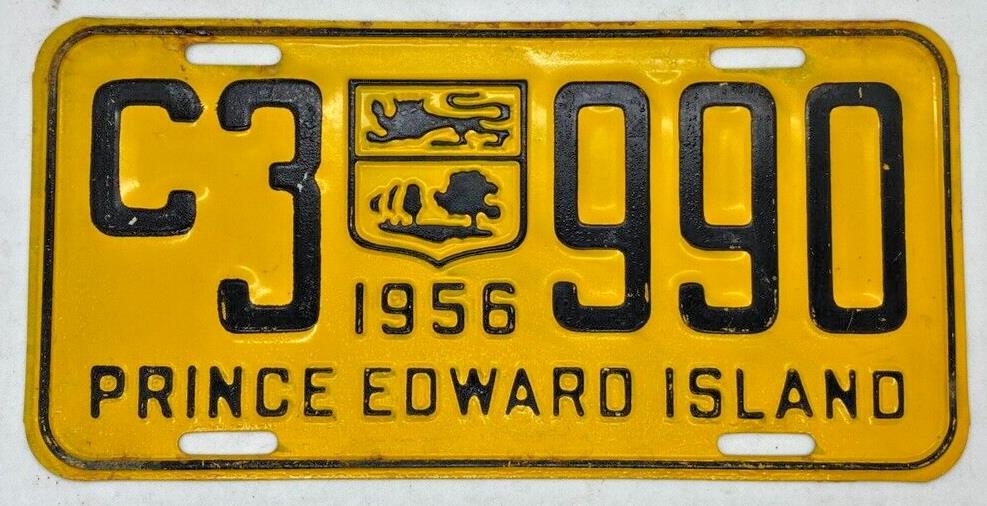 1956 Prince Edward Island License Plate