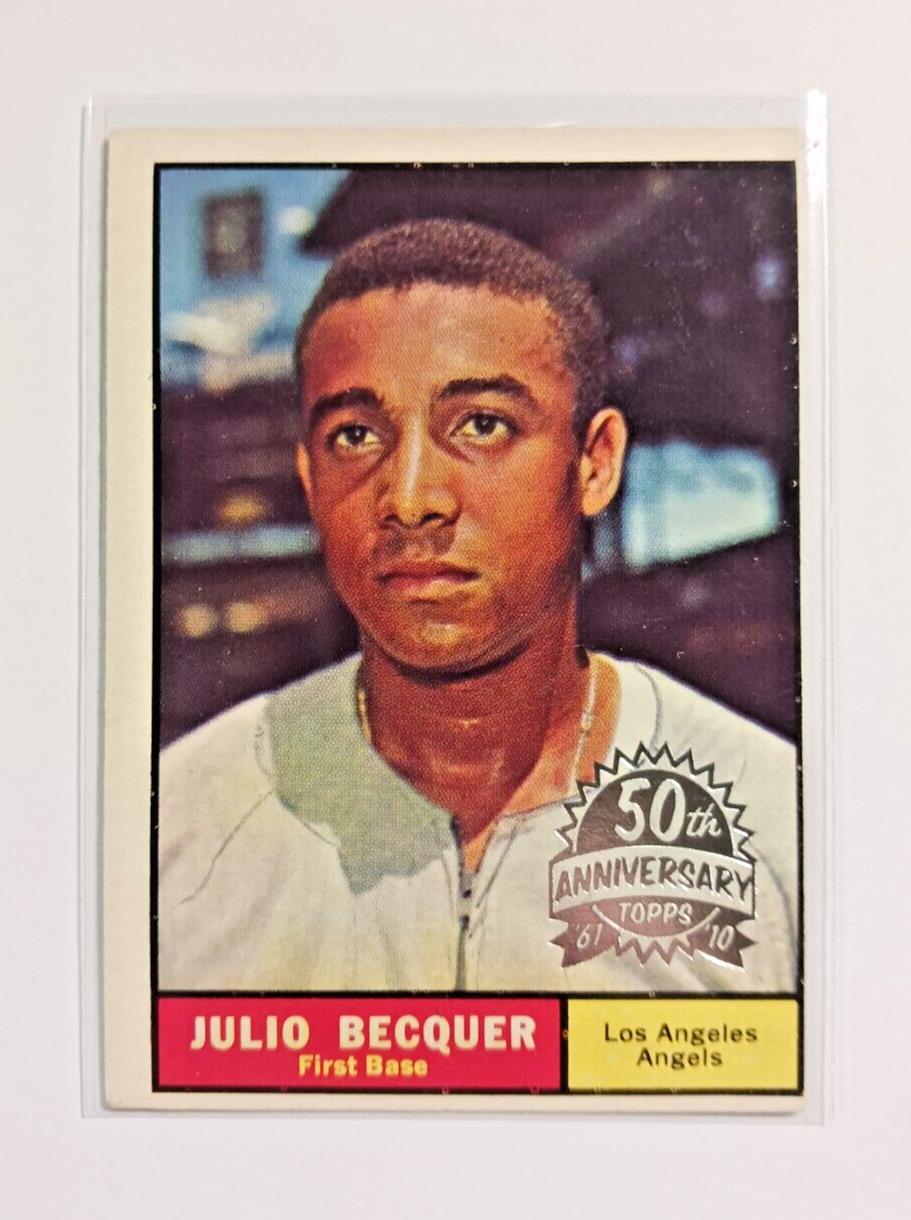 2010 Topps Heritage 50th Anniversary 1961 Buybacks #329 Julio Becquer