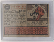 Load image into Gallery viewer, 2011 Topps Heritage 50th Anniversary 1962 Buybacks #324 Joe McClain
