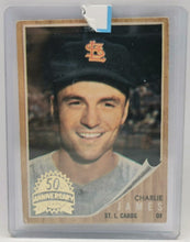 Load image into Gallery viewer, 2011 Topps Heritage 50th Anniversary 1962 Buybacks #412 Charlie James
