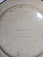 Load image into Gallery viewer, 1950s Portland Ware Decorative Tin Royalty Plates, H.R.H and Queen Elizabeth II
