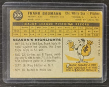 Load image into Gallery viewer, 2009 Topps Heritage 50th Anniversary 1960 Buybacks #306 Frank Baumann
