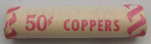 Load image into Gallery viewer, 1979 Canadian Penny CIBC Bank Machine Roll White Paper Red (50 ct) #21
