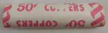 Load image into Gallery viewer, 1979 Canadian Penny CIBC Bank Machine Roll White Paper Red (50 ct) #24
