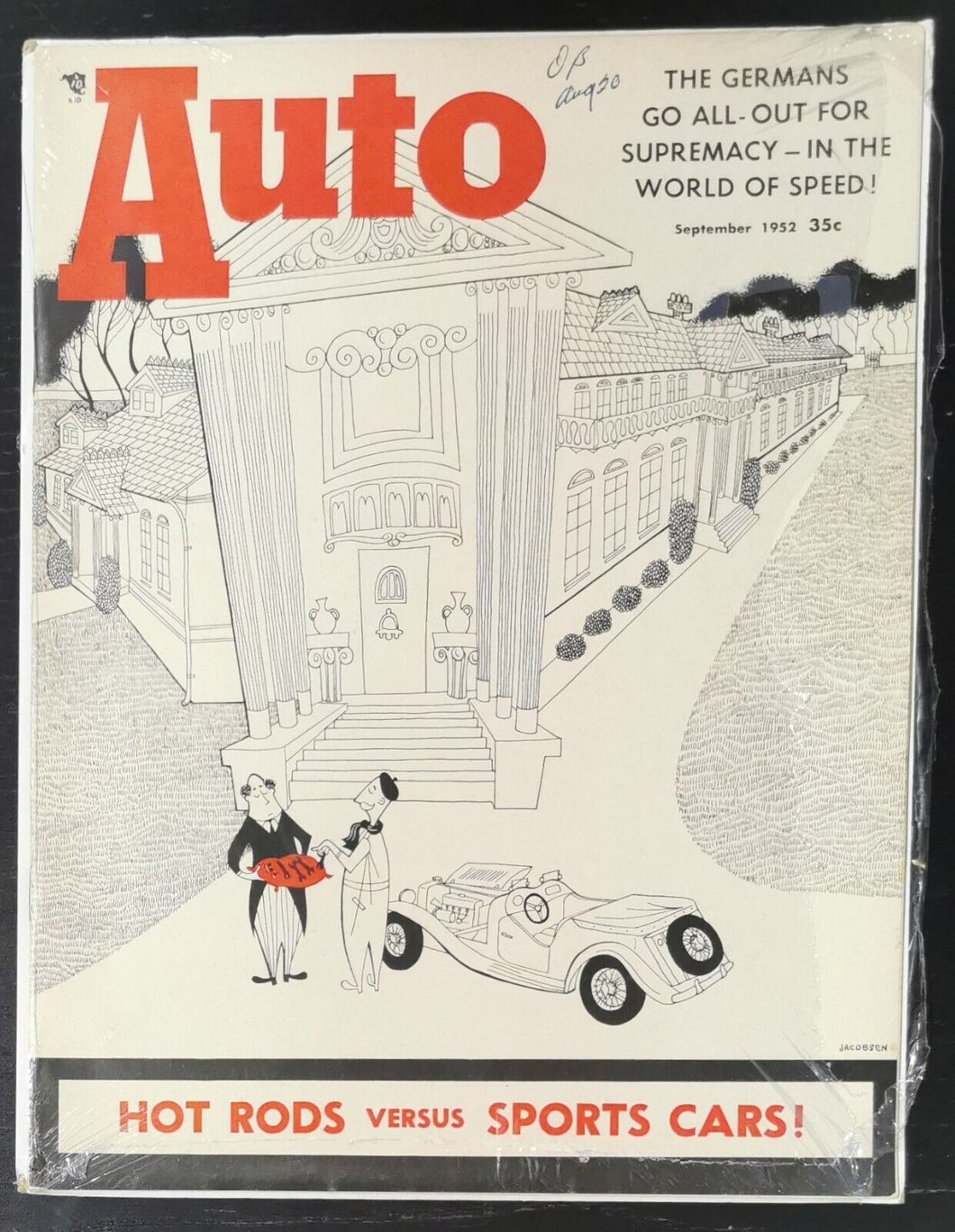 Auto Magazine Sept 1952 - Hot Rods Versus Sports Cars!