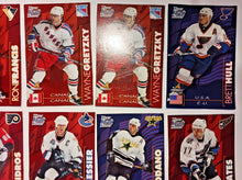 Load image into Gallery viewer, 1997-98 Kraft Dinner Hockey Hand Cut Collectors 3 1/2 x  5 1/4&quot; Cards Lot of 27
