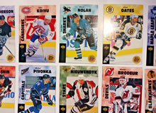 Load image into Gallery viewer, 1996-97 Kraft Dinner Hockey Hand Cut Collectors 3 1/2 x  5 1/4&quot; Cards Lot of 26
