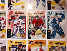 Load image into Gallery viewer, 1996-97 Kraft Dinner Hockey Hand Cut Collectors 3 1/2 x  5 1/4&quot; Cards Lot of 26
