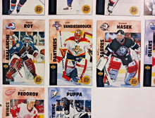 Load image into Gallery viewer, 1996-97 Kraft Dinner Hockey Hand Cut Collectors 3 1/2 x  5 1/4&quot; Cards Lot of 26
