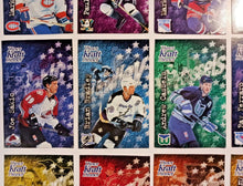 Load image into Gallery viewer, 1995-96 Kraft Dinner Hockey Hand Cut Collectors 3 1/2 x  5 1/4&quot; Cards Lot of 24
