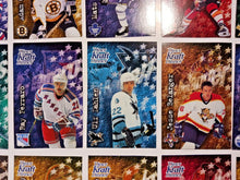 Load image into Gallery viewer, 1995-96 Kraft Dinner Hockey Hand Cut Collectors 3 1/2 x  5 1/4&quot; Cards Lot of 24
