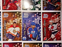 Load image into Gallery viewer, 1995-96 Kraft Dinner Hockey Hand Cut Collectors 3 1/2 x  5 1/4&quot; Cards Lot of 24
