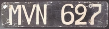 Load image into Gallery viewer, Vintage Metal License Plates MVN 627
