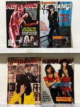 Load image into Gallery viewer, 1983-1989 Kerrang! Fortnightly, Lot of 4 Magazines
