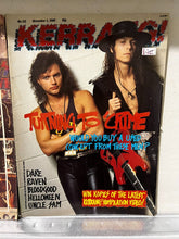 Load image into Gallery viewer, 1983-1989 Kerrang! Fortnightly, Lot of 4 Magazines
