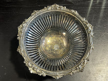 Load image into Gallery viewer, Vintage - Barker Ellis Silver Plate (SM) Silver Mounts Reticulated Bowl
