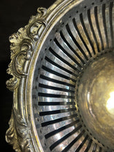 Load image into Gallery viewer, Vintage - Barker Ellis Silver Plate (SM) Silver Mounts Reticulated Bowl
